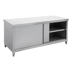 Kitchen Tidy Pass-Thru Workbench Cabinet – 600mm Deep, Width Options: 1200mm, 1500mm, 1800mm