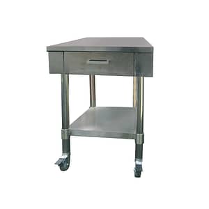 FED SWBD7-1 Stainless Steel Workbench with 1 Drawer and Undershelf