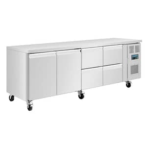 Polar U-Series Counter 4 Drawers & 2 Door