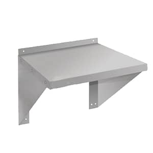 FED WS-530 Compact Microwave Shelf holding a microwave
