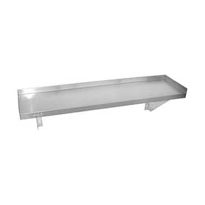 FED 1800-WS1 Stainless Steel Wall Shelf with Hairline Finish – 1800mm Width