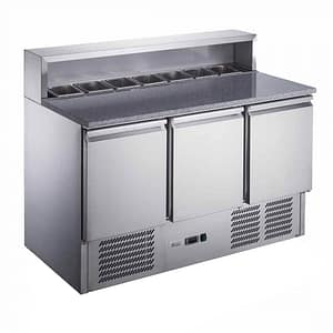 FED-X XGNS1300E Salad Prep Fridge with Marble Top