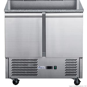 FED-X Two Door Salad Prep Fridge with GN Pan Storage – XGNS900E