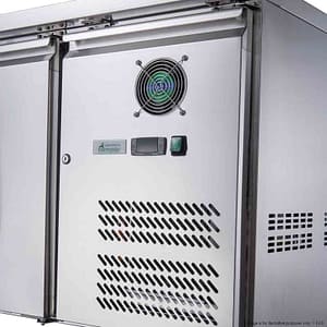 Stainless Steel Double Door Workbench Fridge - TS1200TN - KW Commercial Kitchen