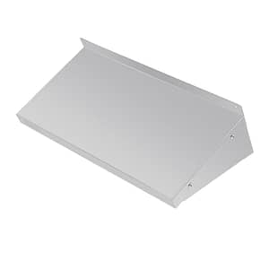 Vogue Wall Shelf with Brackets St/St - 600x300mm