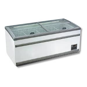 Thermaster ZCD-L210S Dual Temperature Freezer & Chiller with Glass Sliding Lids