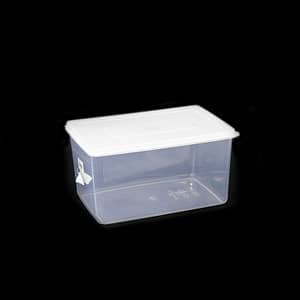 Food Storage Box Clear with White Cover 260*180*140/0843 6.5L 014680