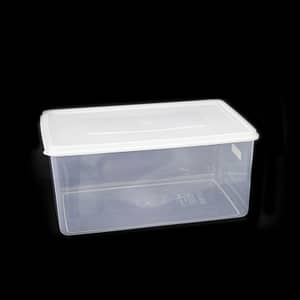 Food Storage Box Clear with White Cover 345*230*160/0845 12.7L 014682