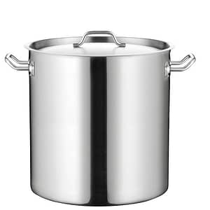 Kitchen Knock 12L Stainless Steel Stock Pot - Induction Ready & Triple Base
