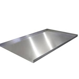 Kitchen Knock 3-Sided Aluminium Baking Tray - 400x600x20mm Commercial Quality