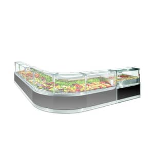 Criocabin Enixe Gourmet EI400: The Serve-Over Hot Food Bain-Marie for Premium Delicatessens Display Hot Bar