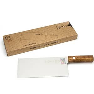 Traditional Chinese Cleaver – Premium D1 Steel, Log Handle