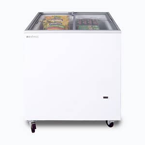 Bromic CF0200FTFG-NR Display Freezer Chest – 191L Flat Glass Top, 8-Star Energy Rated
