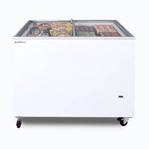Bromic CF0300FTFG - 296L Display Chest Freezer | Flat Glass Top | Energy-Efficient