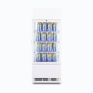 Bromic 78L Countertop Display Fridge - Flat Glass, Super-Efficient CT0080G4LW-NR