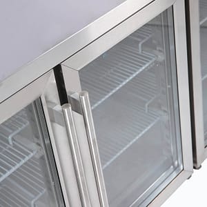 Bromic Chiller UBC2230GD-NR – 4 Glass Door Fridge 553L - KW Commercial Kitchen