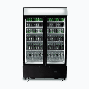 Bromic Chiller GM1000LBCAS UP/R Blk 2DR 960L