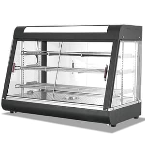 Efficient Warm Food Display with Front and Rear Sliding Doors - 1200mm, Model 402295