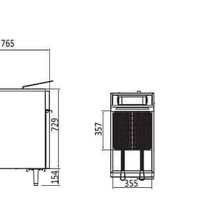 Cookrite ATFS-40 Three Tube Gas Deep Fryer – NG/LPG - KW Commercial Kitchen