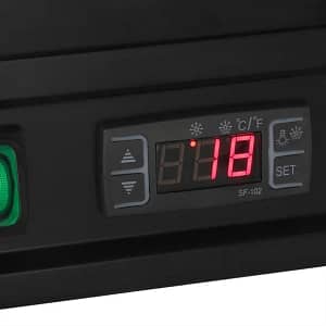 Polar CU636-A 100Ltr Countertop Display Fridge – Black - KW Commercial Kitchen