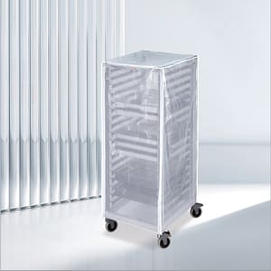Kitchen Knock Baking Tray Trolley Cover with 4 Zips - Transparent