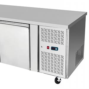 Atosa EPF3462 Underbench Two-Door Freezer Table - 1360mm