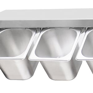 KK 1/6 GN Pan Rack - 1200x300mm Single Wall Shelf 620352
