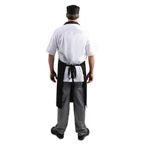 Whites Bib Apron Polycotton Black - KW Commercial Kitchen