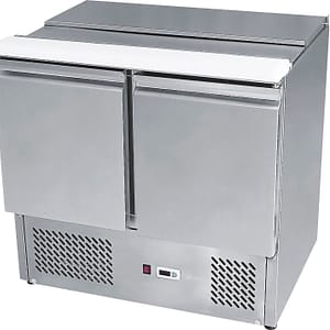 Atosa ESL3800 2-Door Sliding Lid Saladette Fridge - 900mm