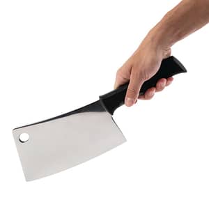 Vogue Cleaver Plastic Handle Black - 204mm 8" - KW Commercial Kitchen