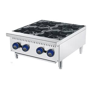 CookRite 4 Burner Commercial Gas Cooktop - ATHP-24-4-NG