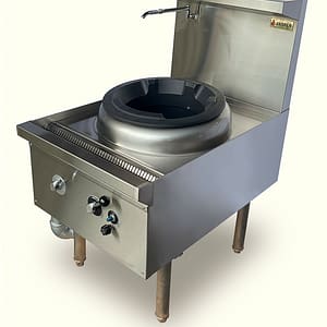 alt="JASPER JA-1DB Single Wok Range - Duckbill Burner Cooktop"