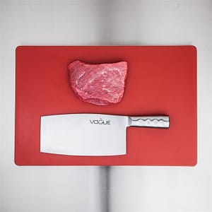 Vogue Chinese Cleaver St/St - 205mm (Size 2) - KW Commercial Kitchen