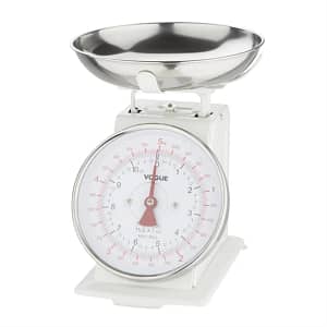 Vogue Kitchen Scale Bowl Top 5Kg/11lbs - Grad. 20g/1oz - KW Commercial Kitchen