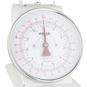 Vogue Kitchen Scale Bowl Top 5Kg/11lbs - Grad. 20g/1oz - KW Commercial Kitchen