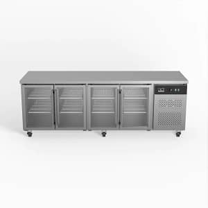AG GNX4100TNG 4 Door Workbench Fridge Glass Doors