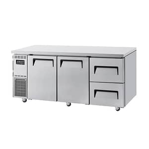 Turbo Air KUR18-2D-2(HC) Versatile Pro Series: 2-Drawer, 2-Door Undercounter Chiller - 1800mm