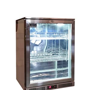1 Hinged Door Bar Fridge Full Stainless Steel - KW Commercial Kitchen