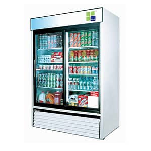 Turbo Air FRS-1350RS Upright Fridge with Sliding Glass Doors