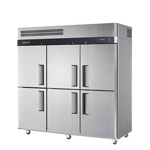 Turbo Air KR65-6(HC) MaxiCool Series: 6 Half Door Top Mount Upright Fridge - 1868L
