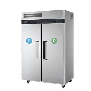 alt="Turbo Air KRF45-2(HC) - dual temp commercial fridge freezer"