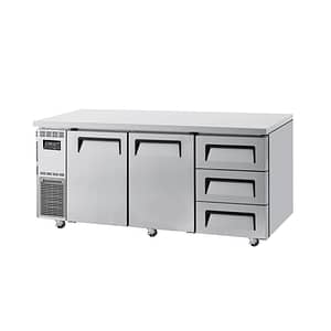 Product Name Turbo Air KUR18-3D-3(HC) Advanced Series: 2-Door, 3-Drawer Undercounter Chiller - 1800mm