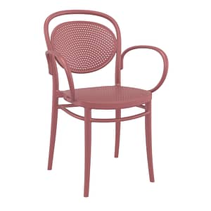 Furnlink Siesta Marcel XL Chair - Marsala UV stabilised Polypropylene
