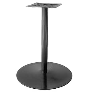 Coral Rounded High-Strength Table Base - Black