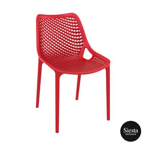 Red Outdoor Chair - Siesta Air - Bold & Durable Seating