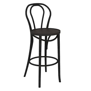 Premium Bentwood 750 Crossback Bar Stool in Black - A Blend of Durability and Style for Commercial