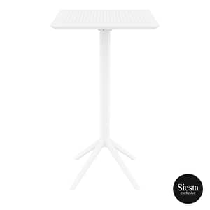 Furnlink Sky Folding Bar Table 60 Square - White