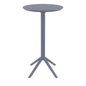 Sky Folding BAR Table 60 Round - Anthracite