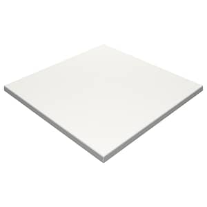White Werzalit Duratop 800mm Square Tabletop - Durable & Weatherproof