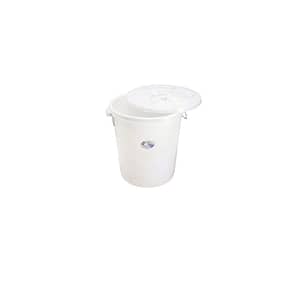 alt="Kitchen Knock Food-Grade Plastic Bin 100L – White PE Container"